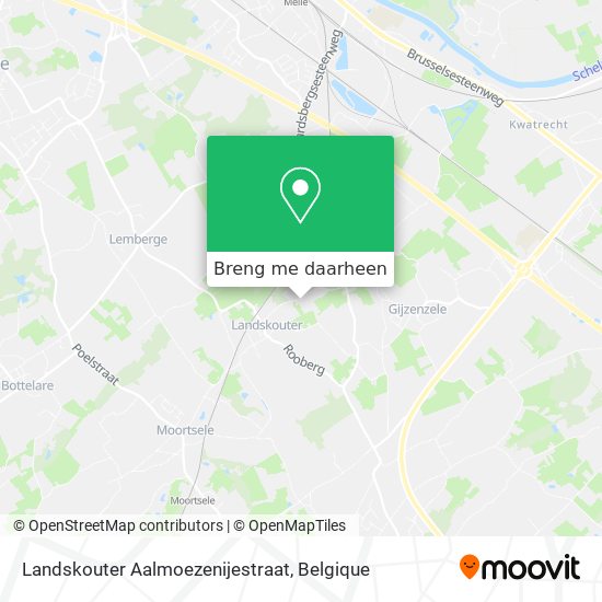 Landskouter Aalmoezenijestraat kaart