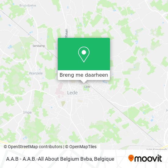 A.A.B - A.A.B.-All About Belgium Bvba kaart