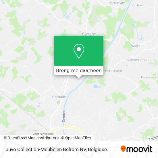 Juvo Collection-Meubelen Belrom NV kaart