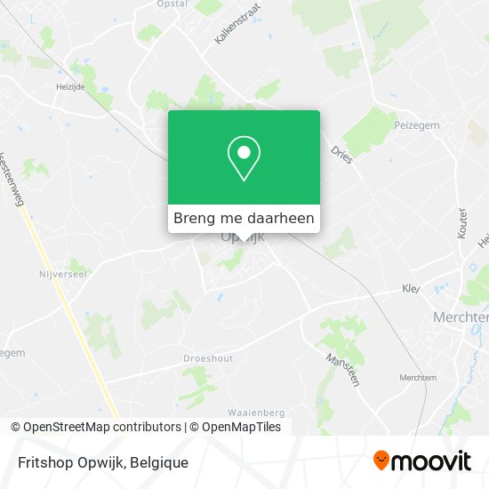Fritshop Opwijk kaart