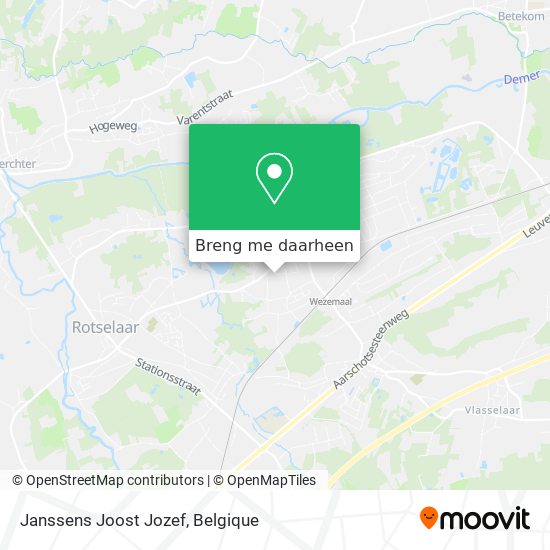 Janssens Joost Jozef kaart