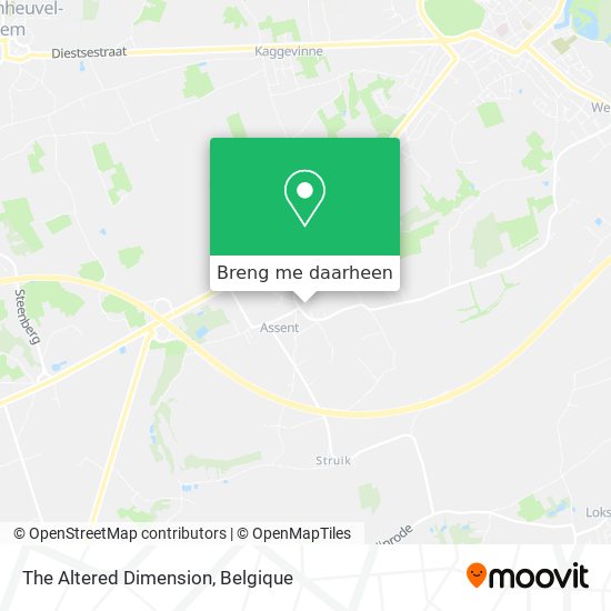 The Altered Dimension kaart