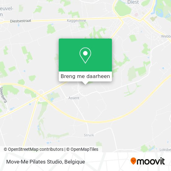 Move-Me Pilates Studio kaart