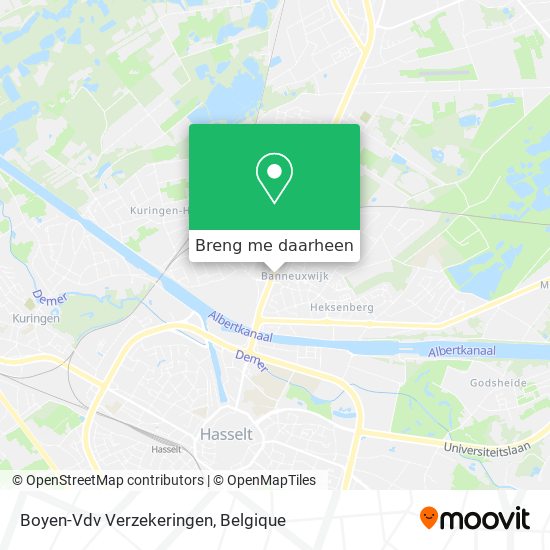 Boyen-Vdv Verzekeringen kaart