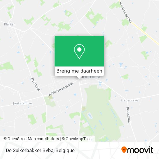 De Suikerbakker Bvba kaart