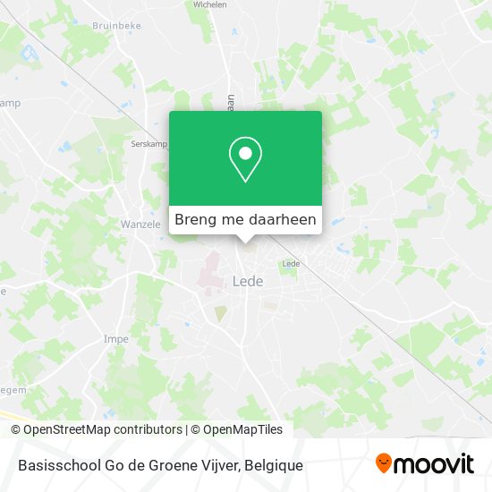 Basisschool Go de Groene Vijver kaart