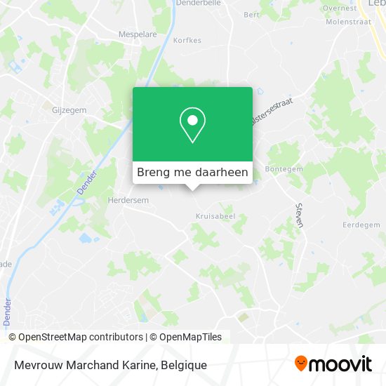 Mevrouw Marchand Karine kaart