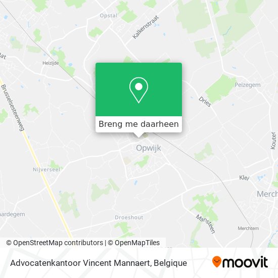 Advocatenkantoor Vincent Mannaert kaart