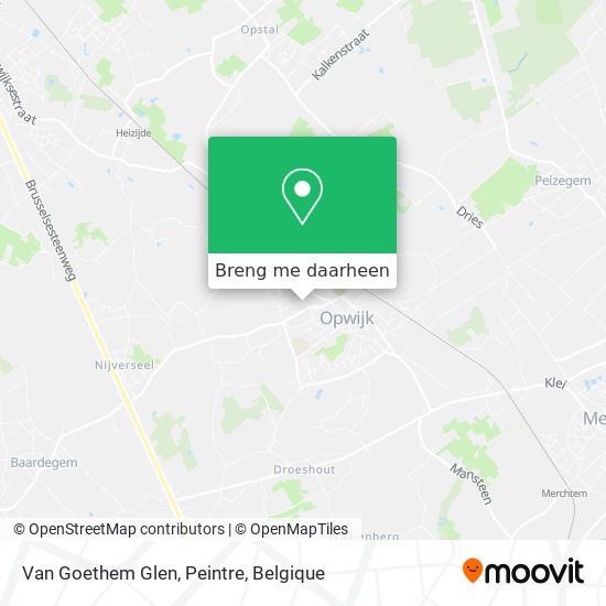 Van Goethem Glen, Peintre kaart