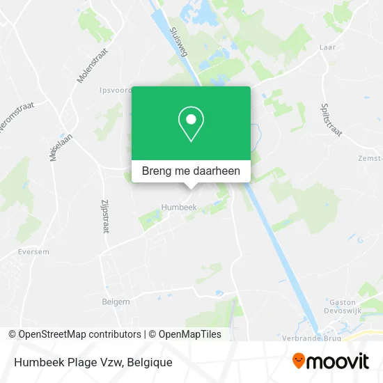 Humbeek Plage Vzw kaart