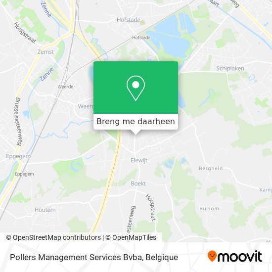 Pollers Management Services Bvba kaart