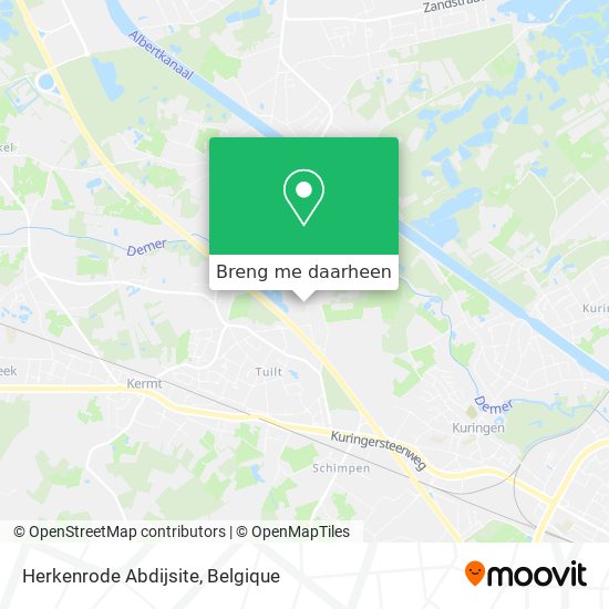 Herkenrode Abdijsite kaart