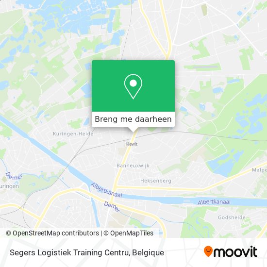 Segers Logistiek Training Centru kaart