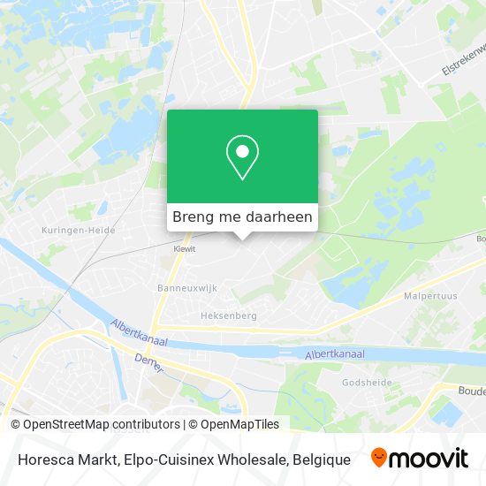 Horesca Markt, Elpo-Cuisinex Wholesale kaart