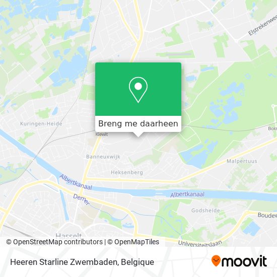 Heeren Starline Zwembaden kaart