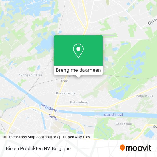 Bielen Produkten NV kaart