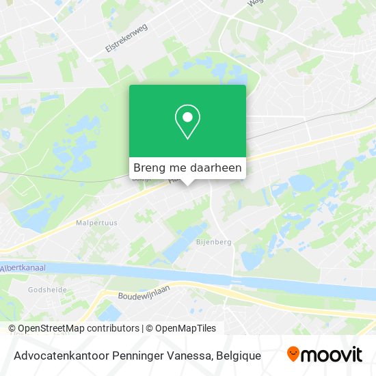Advocatenkantoor Penninger Vanessa kaart