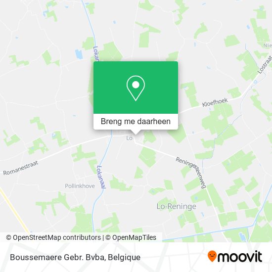 Boussemaere Gebr. Bvba kaart