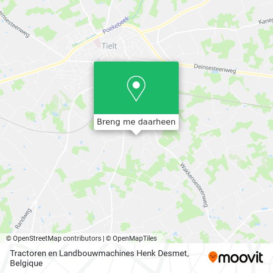 Tractoren en Landbouwmachines Henk Desmet kaart