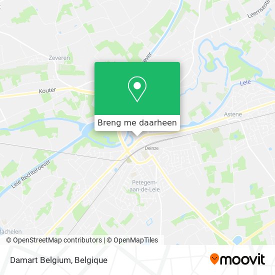 Damart Belgium kaart