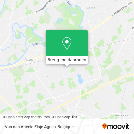 Van den Abeele Elsje Agnes kaart