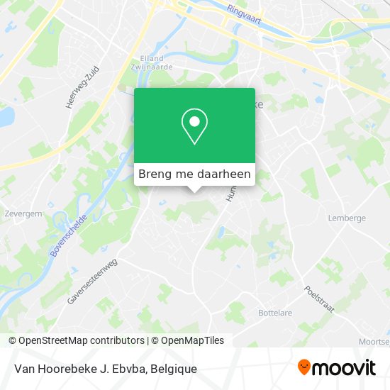 Van Hoorebeke J. Ebvba kaart