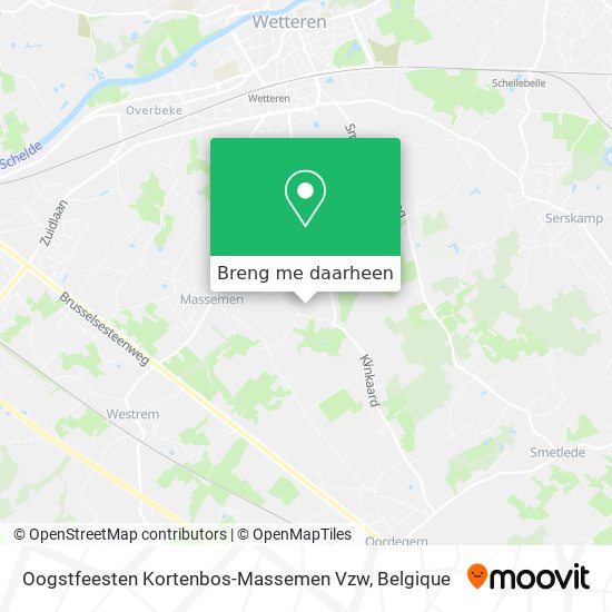 Oogstfeesten Kortenbos-Massemen Vzw kaart