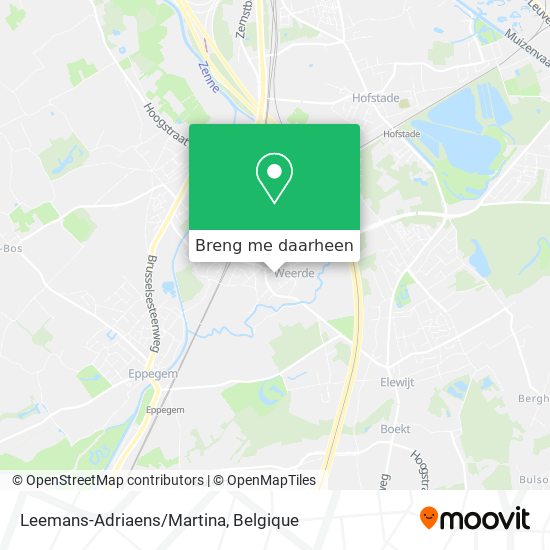 Leemans-Adriaens/Martina kaart
