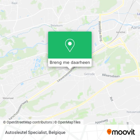 Autosleutel Specialist kaart