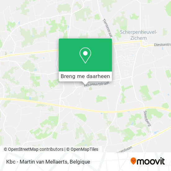 Kbc - Martin van Mellaerts kaart