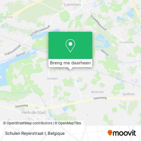 Schulen Reyerstraat I kaart