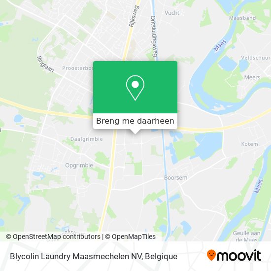 Blycolin Laundry Maasmechelen NV kaart