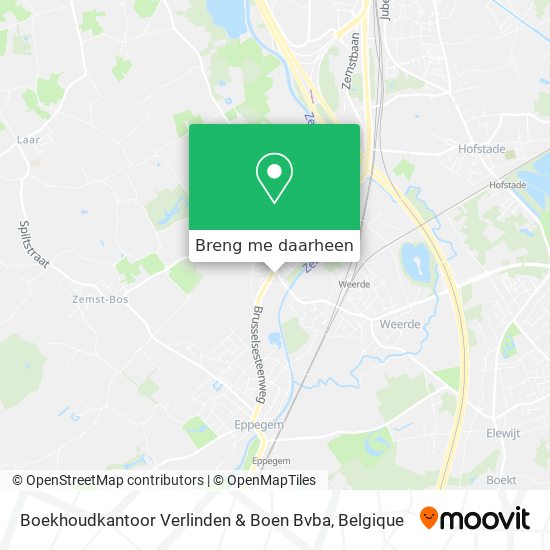 Boekhoudkantoor Verlinden & Boen Bvba kaart