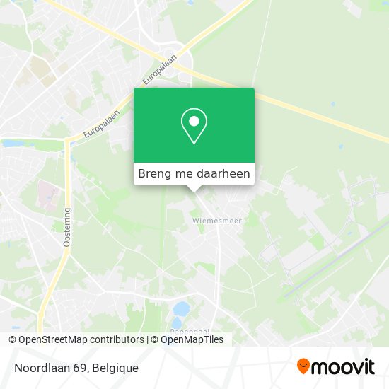 Noordlaan 69 kaart