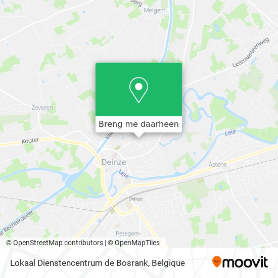 Lokaal Dienstencentrum de Bosrank kaart