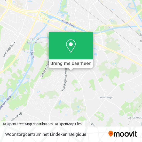 Woonzorgcentrum het Lindeken kaart