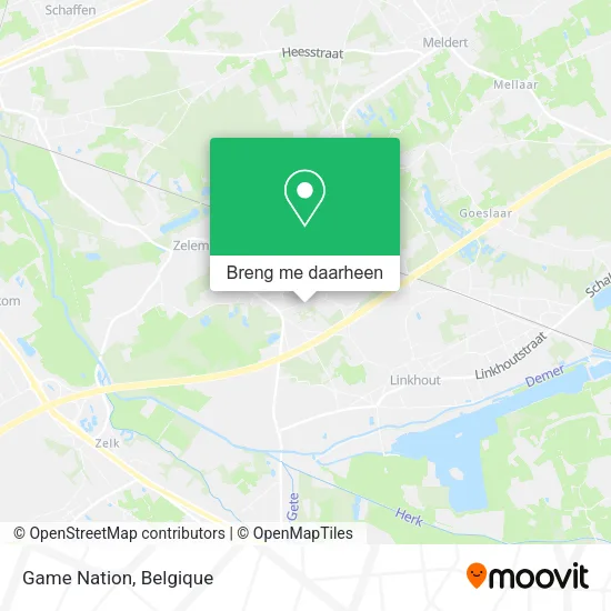 Game Nation kaart