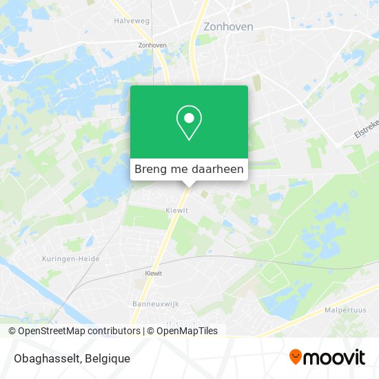 Obaghasselt kaart