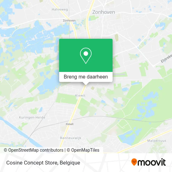 Cosine Concept Store kaart
