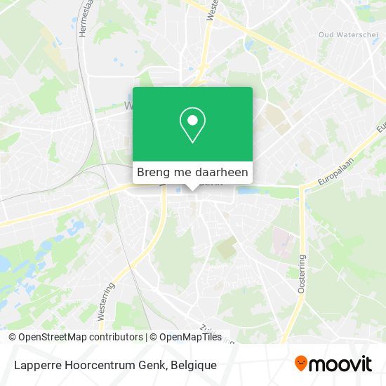 Lapperre Hoorcentrum Genk kaart