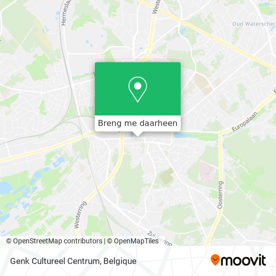 Genk Cultureel Centrum kaart