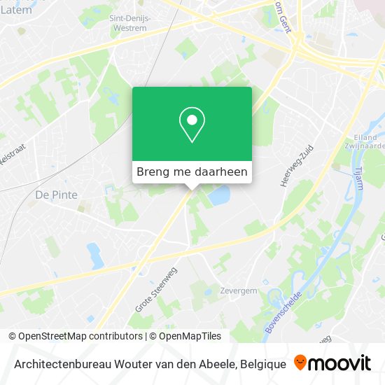 Architectenbureau Wouter van den Abeele kaart