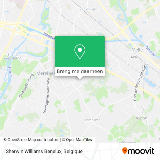 Sherwin Williams Benelux kaart