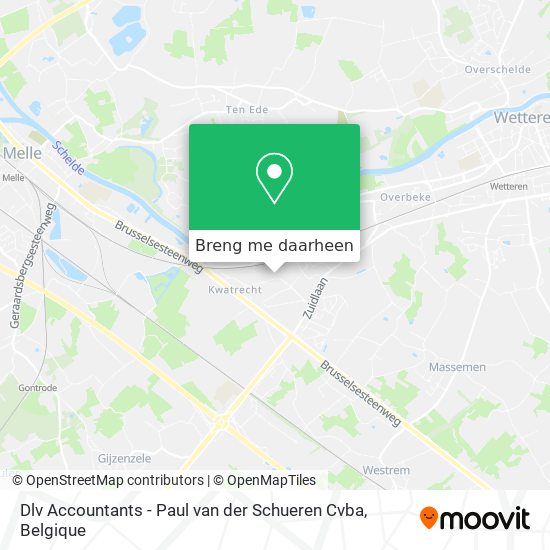 Dlv Accountants - Paul van der Schueren Cvba kaart