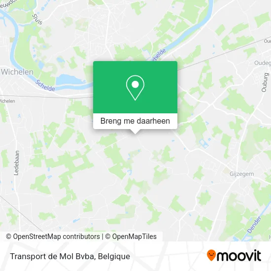 Transport de Mol Bvba kaart