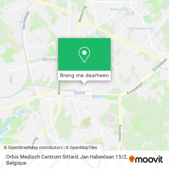 Orbis Medisch Centrum Sittard, Jan Habexlaan 15 / 2 kaart