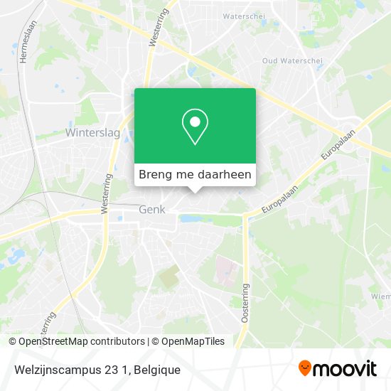 Welzijnscampus 23 1 kaart