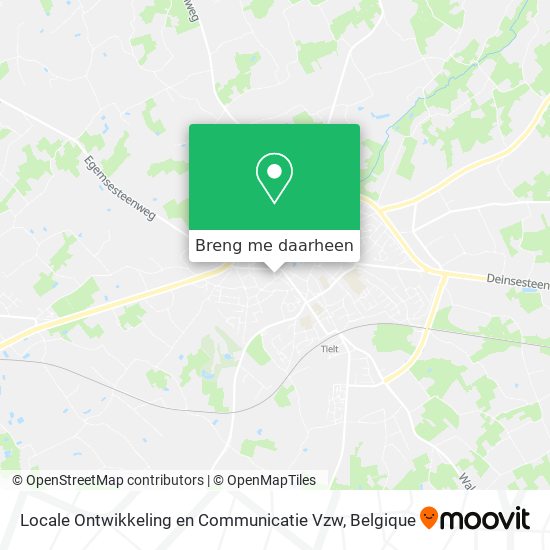 Locale Ontwikkeling en Communicatie Vzw kaart