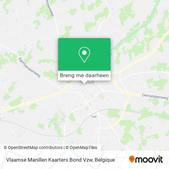 Vlaamse Manillen Kaarters Bond Vzw kaart