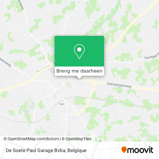 De Soete Paul Garage Bvba kaart